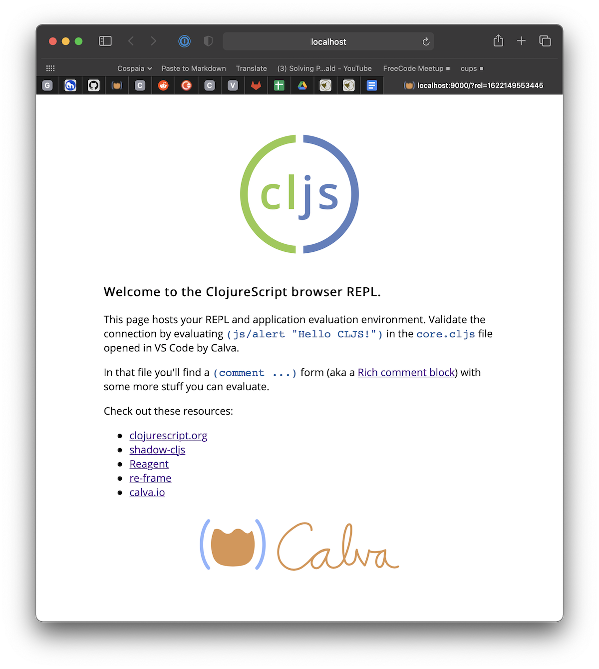 clojurescript-quick-start ClojureScript Quick Start Browser REPL